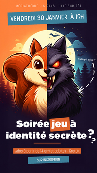 Soir�e jeu � identit� secr�te