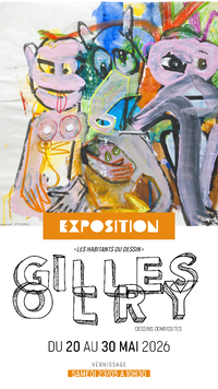 Gilles OLRY - Les habitants du dessin - exposition