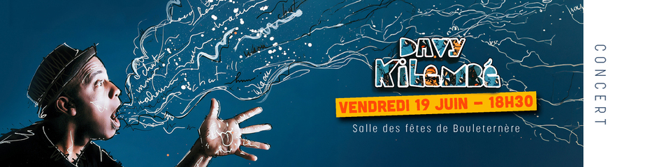 Concert de Davy Kilembé